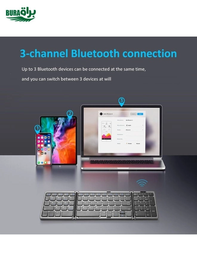 Leather Wireless Bluetooth Keyboard - EN Wireless
