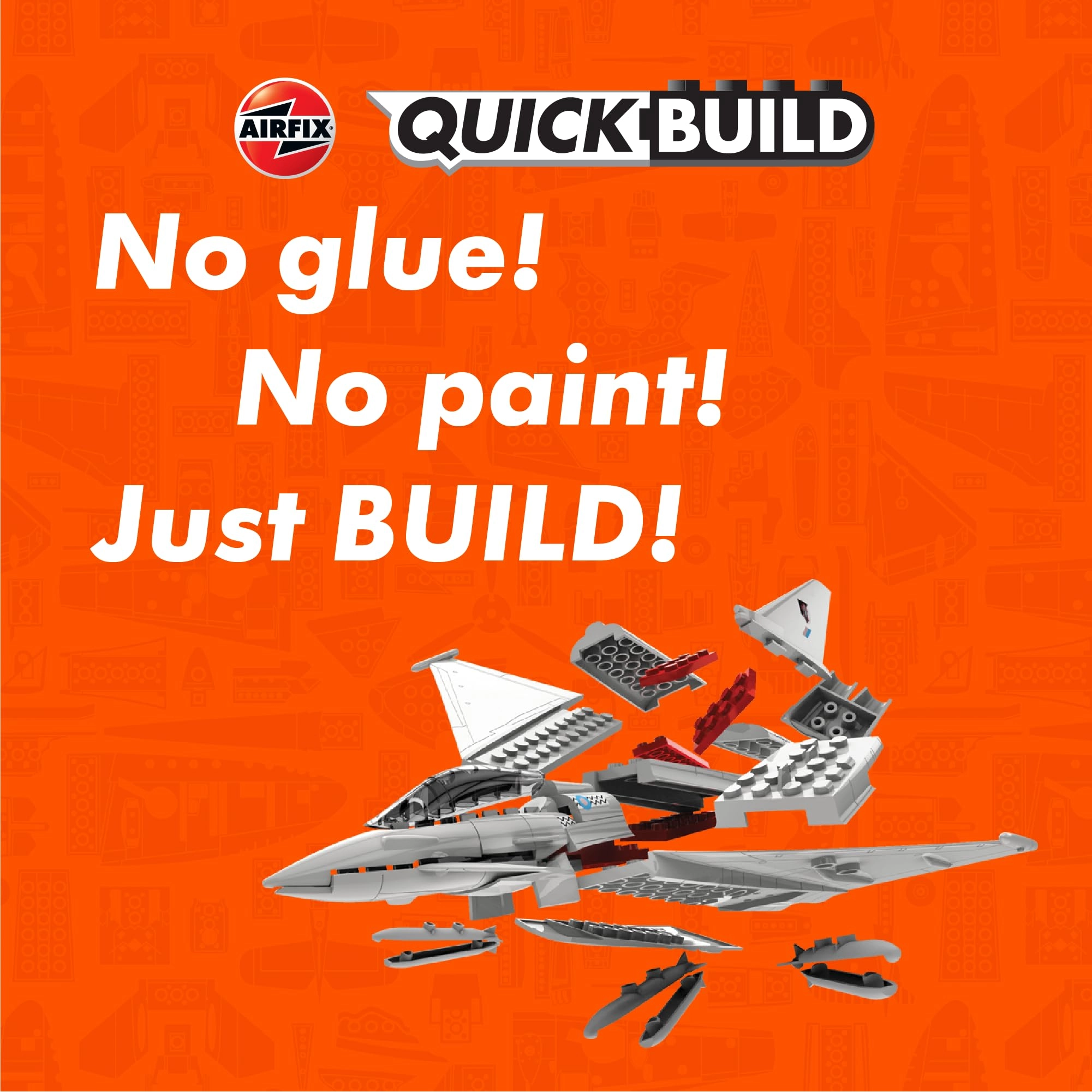 Quickbuild Eurofighter Typhoon Model Kit (J6002) - snap-together