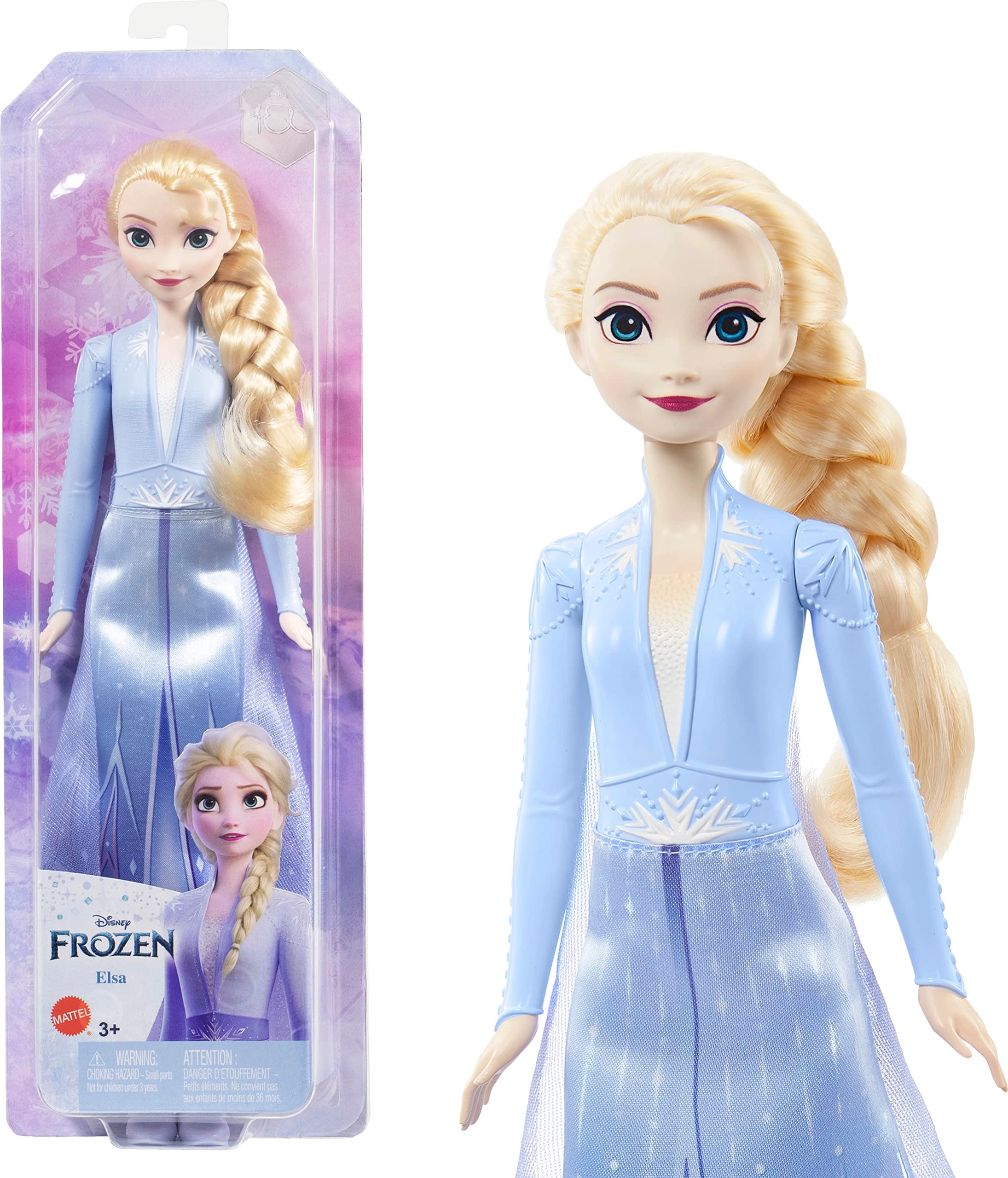 Mattel Elsa Fashion Doll - Frozen Signature Look Multicolor Ages 36+ Pack