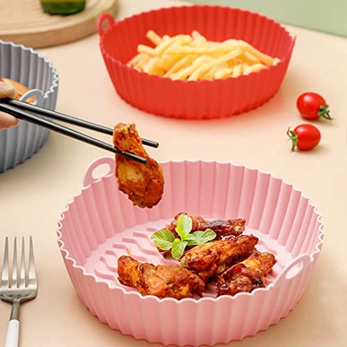 Air Fryer Liner - High Quality Silicone 3 Pack