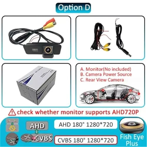 D170 AHD - Night vision Universal Connector 720P