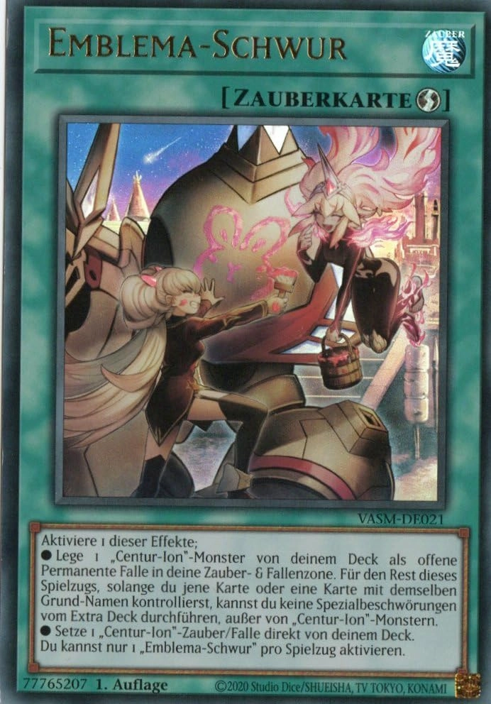 MZTCG Yugioh Emblema Oath VASM-DE021 - German