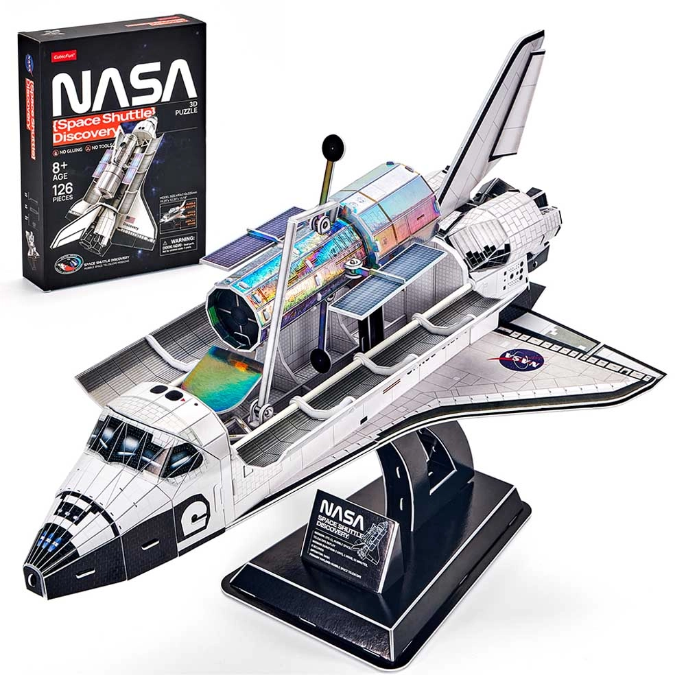 Nasa Discovery 3D Puzzle (ALGT-DS1057H) - 126 pcs