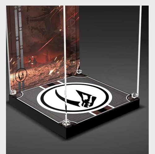 Display Case for Lego 75328 Helmet - Acrylic 19.2 x 19.2 x 26.3 cm