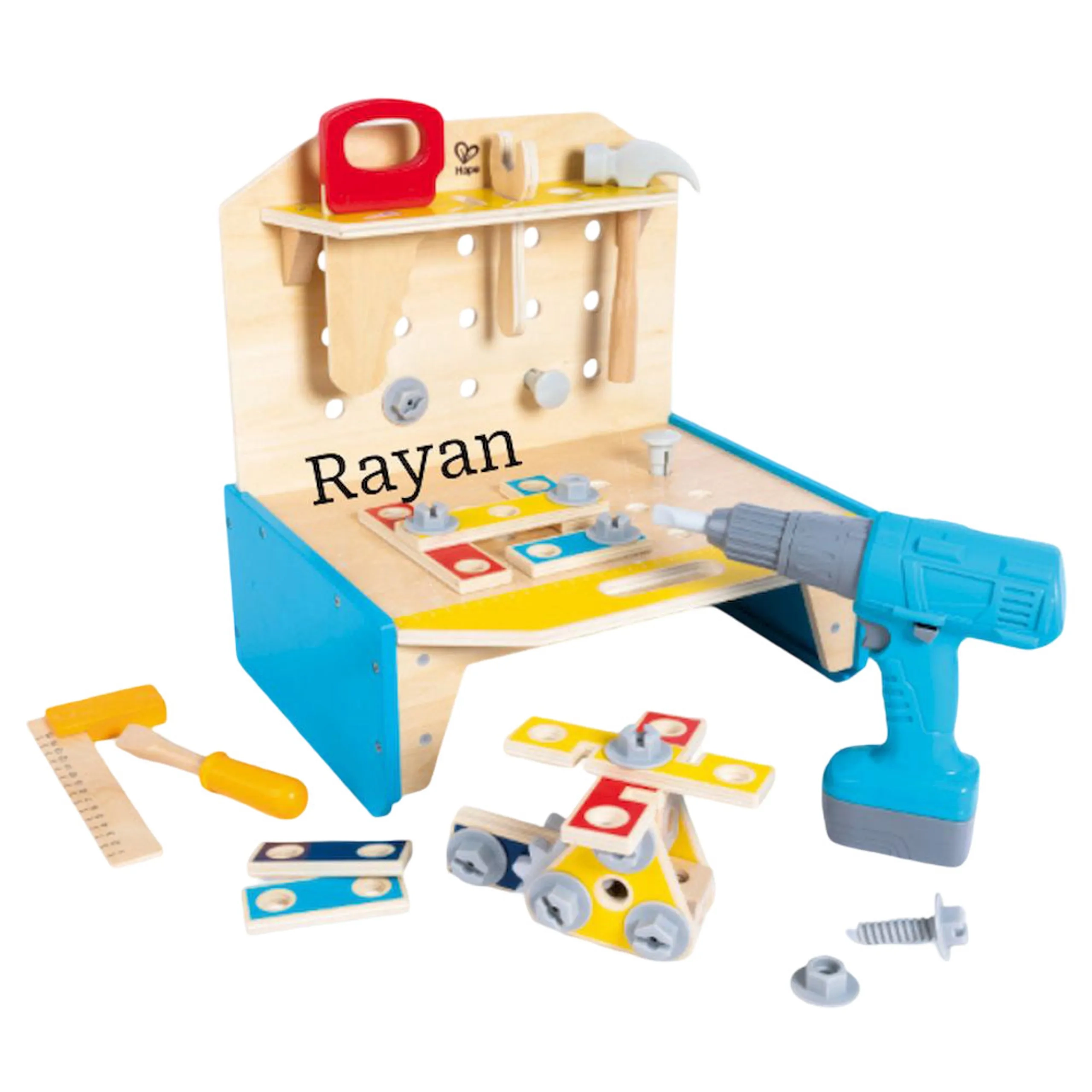Hape Personalized Little Engineer's Workbench - 51 pcs (PRS-531-E3221)
