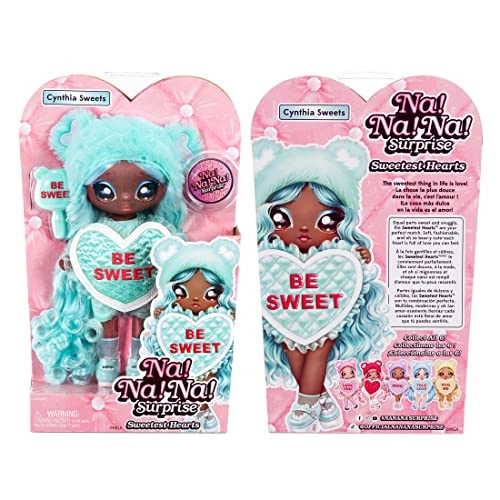 Cynthia Sweets Fashion Doll - 7.5" Mint Green Hair Teddy Bear-Inspired Ages 5+
