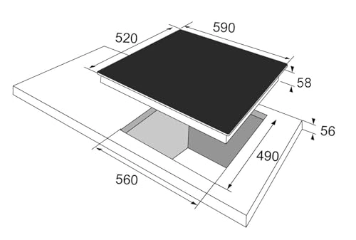 KMI 754 000 C Induction hob