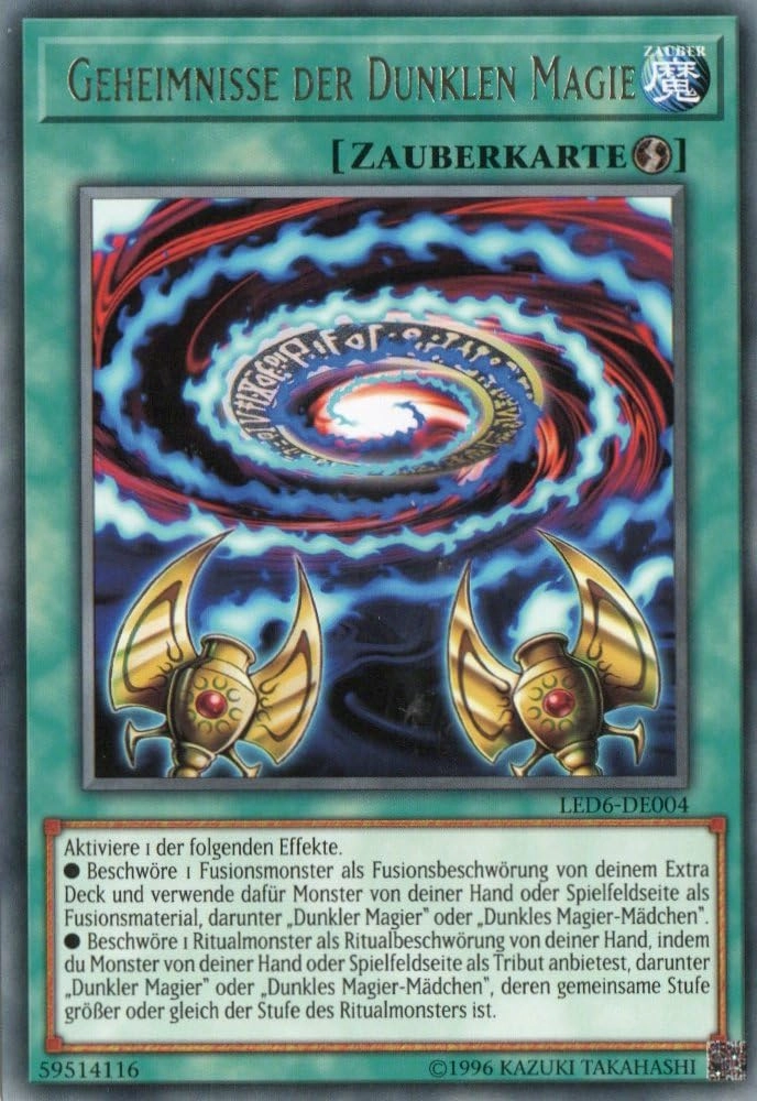 MZTCG Yugioh Secrets of Dark Magic LED6-DE004 - German