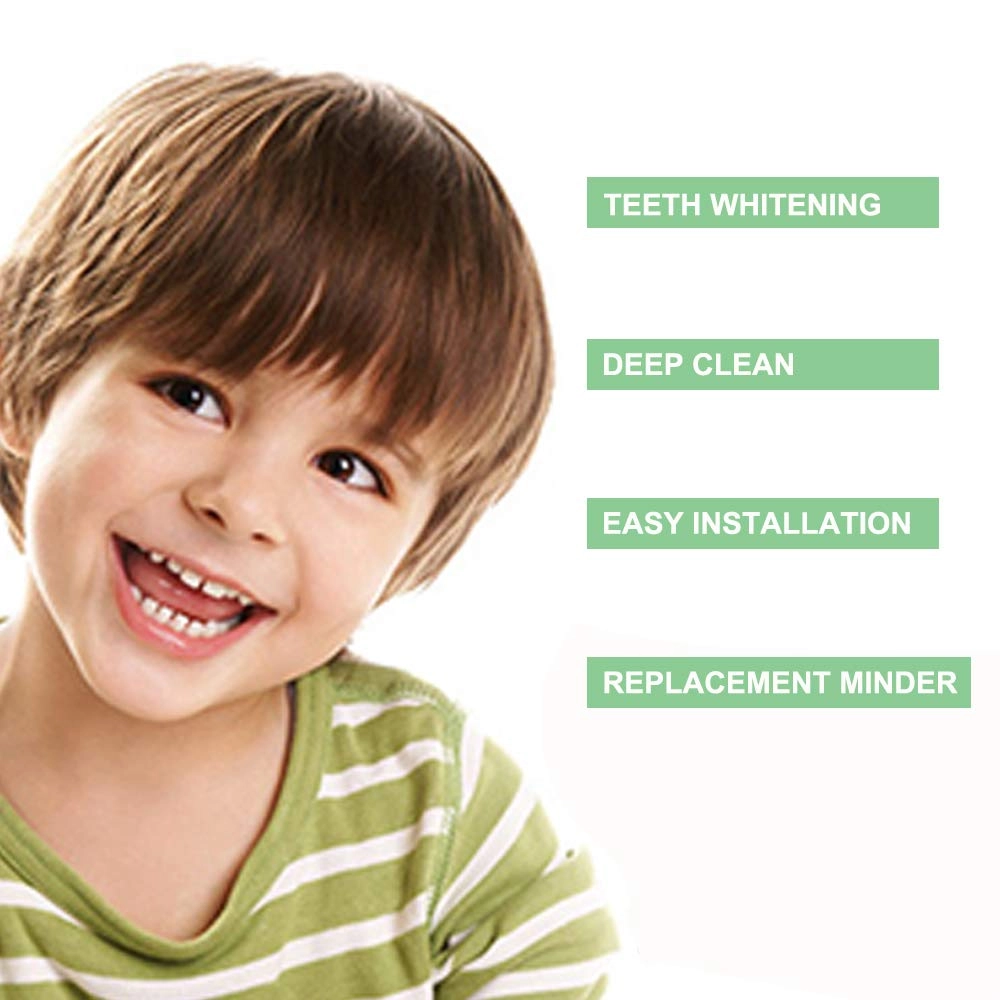 Kids Toothbrush Replacement Heads - 8 Count Multicolour Extra-Soft Bristles