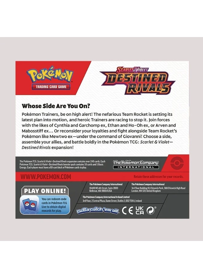 Scarlet & Violet - Destined Rivals Booster Display Box - 36pcs