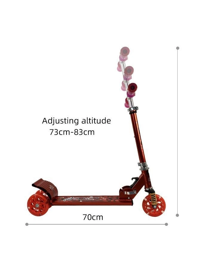 Adjustable 3-Wheel Kick Scooter