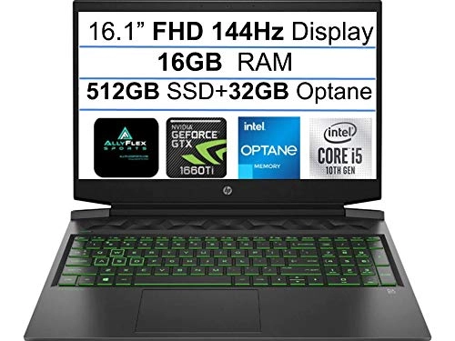 Pavillion - 16.1'' Core i5-10300H 16GB DDR4 512GB SSD