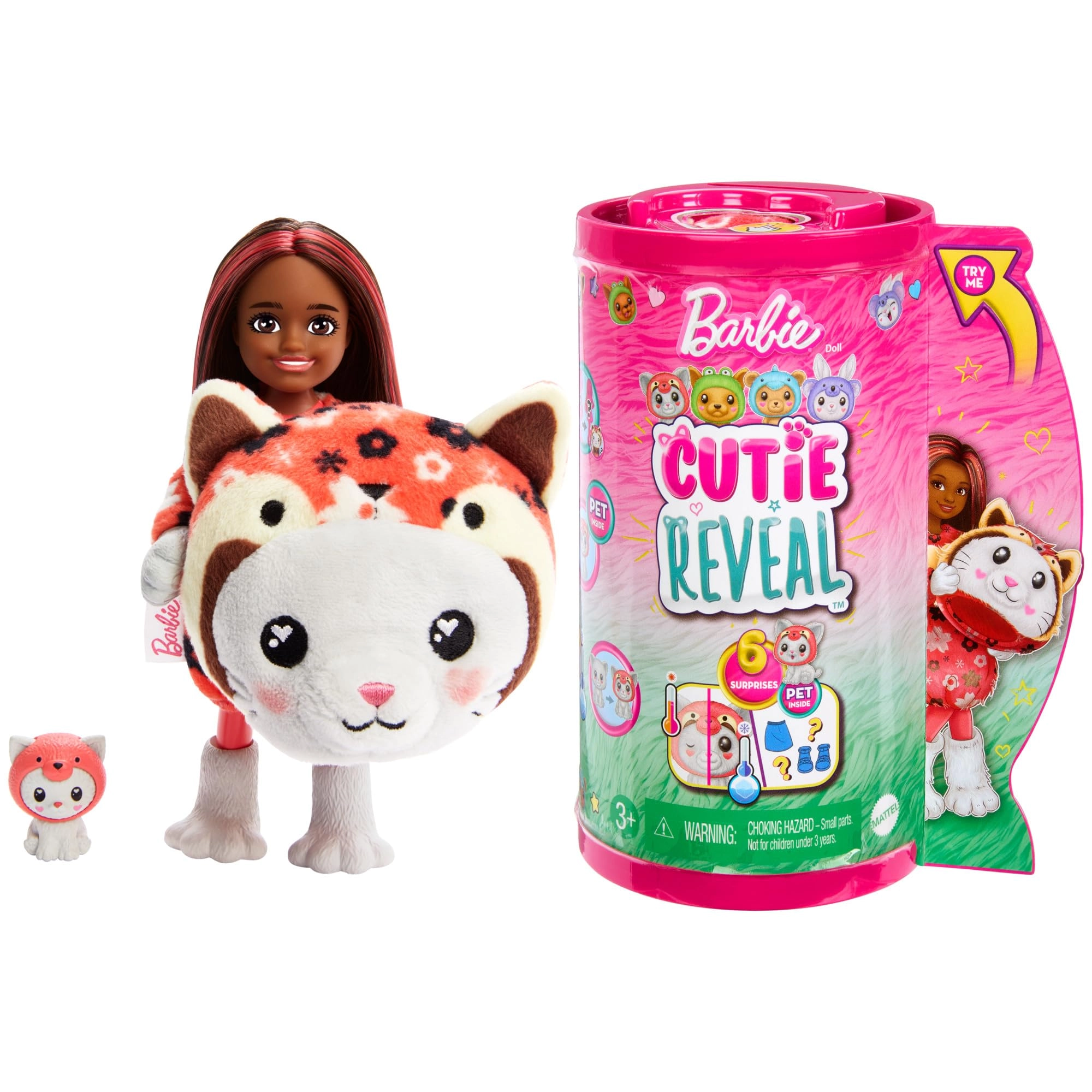 Barbie Cutie Reveal - Kitty/Red Panda Multicolor Ages 3+