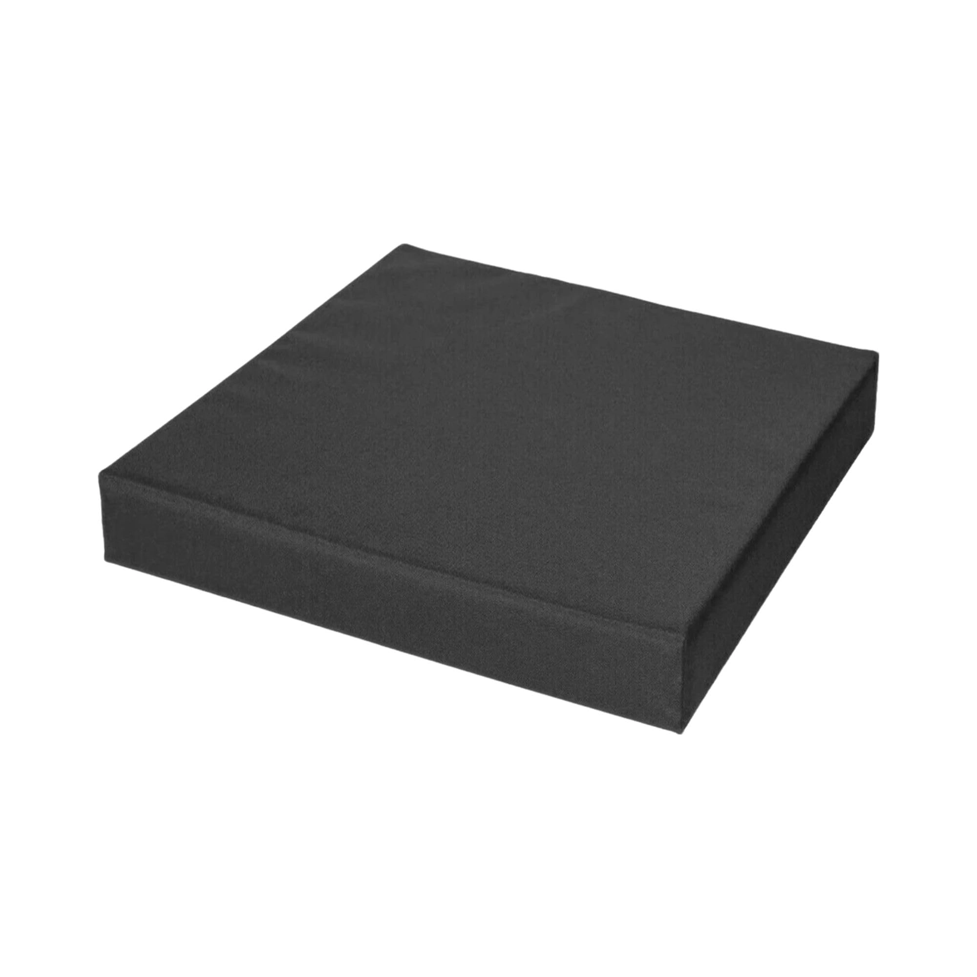 five moons Orthopaedic Pressure Relief Memory Foam Seat Pad Cushion - 18" x 18" x 3" Black