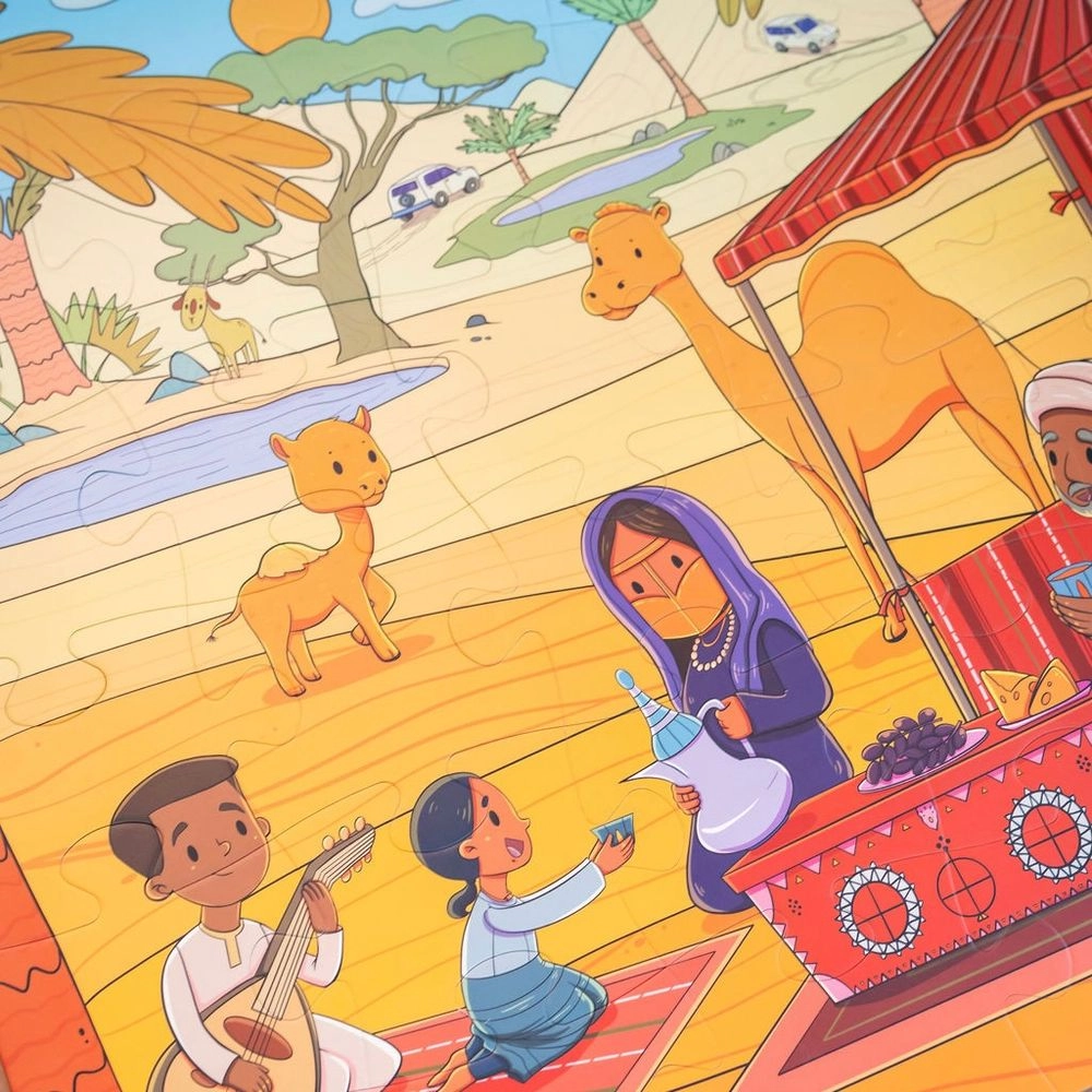 Desert Adventures Puzzle - 30 pieces Suitable for 3 to 6 years