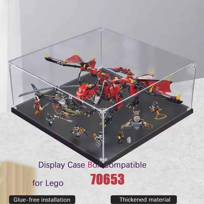 Acrylic Dustproof Transparent Custom Display Case - 50x50x20cm 2mm