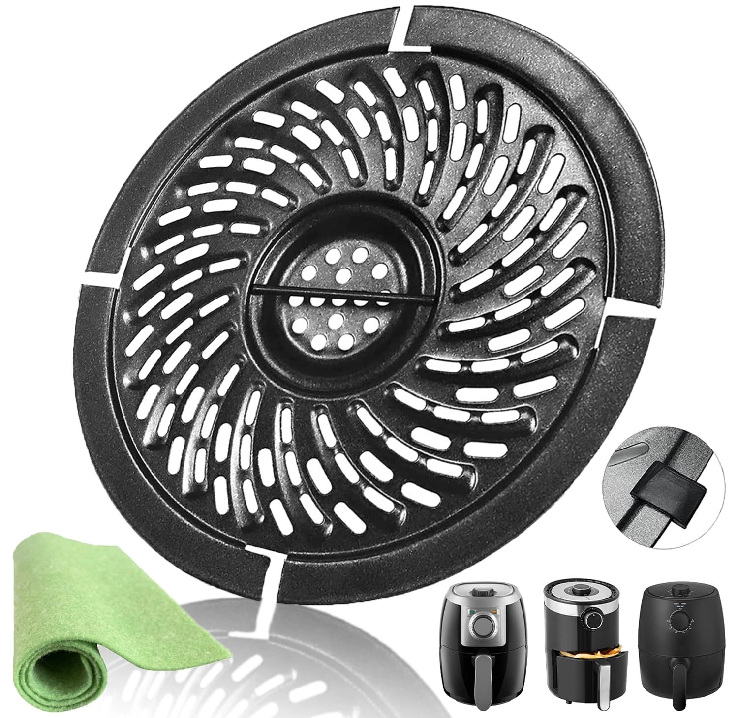 HQT Air fryer crisper plate - Carbon Steel 1 piece(s)