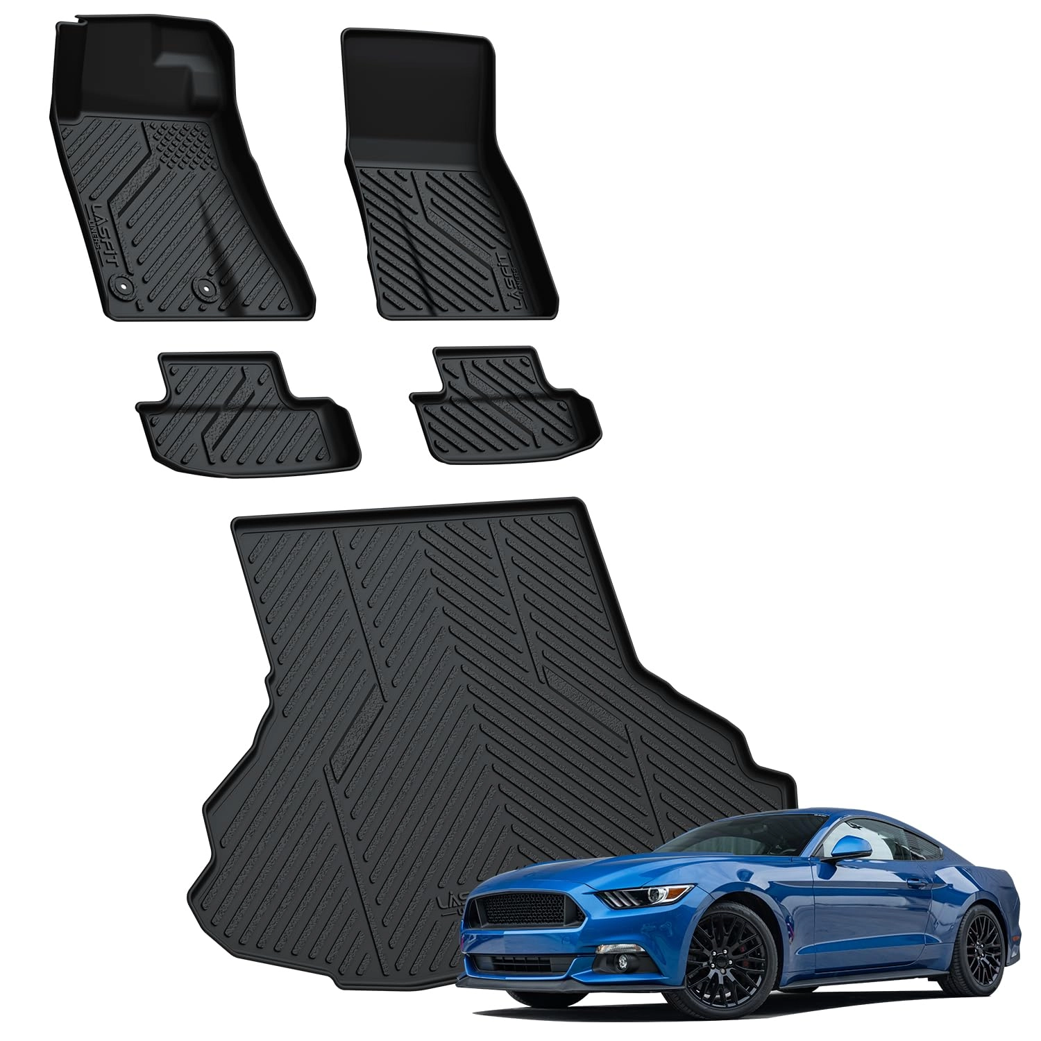 Floor Mats and Cargo Mat - Ford Mustang 2024 2025 2026