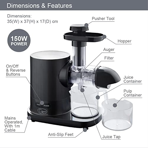 Slow Juicer - 150 watts 0.6 Liters