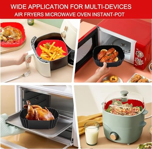 Air Fryer Liners - Silicone 2 Pack
