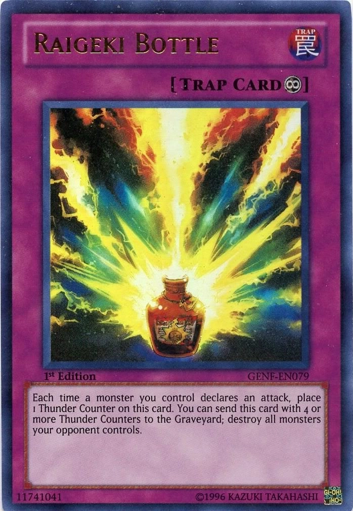 Konami Yu-Gi-Oh!: Raigeki Bottle - Generation Force 1st Edition Ultra Rare