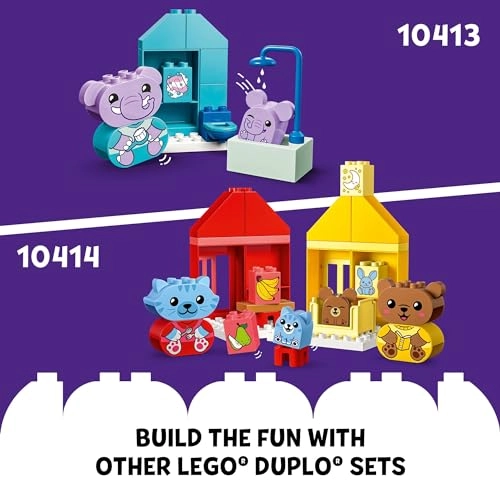 DUPLO My First Daily Routines: Eating & Bedtime (10414) - Animal