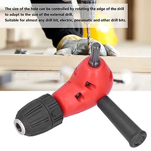 Right Angle Drill Attachment - 90 Degree 3 Jaw Chuck