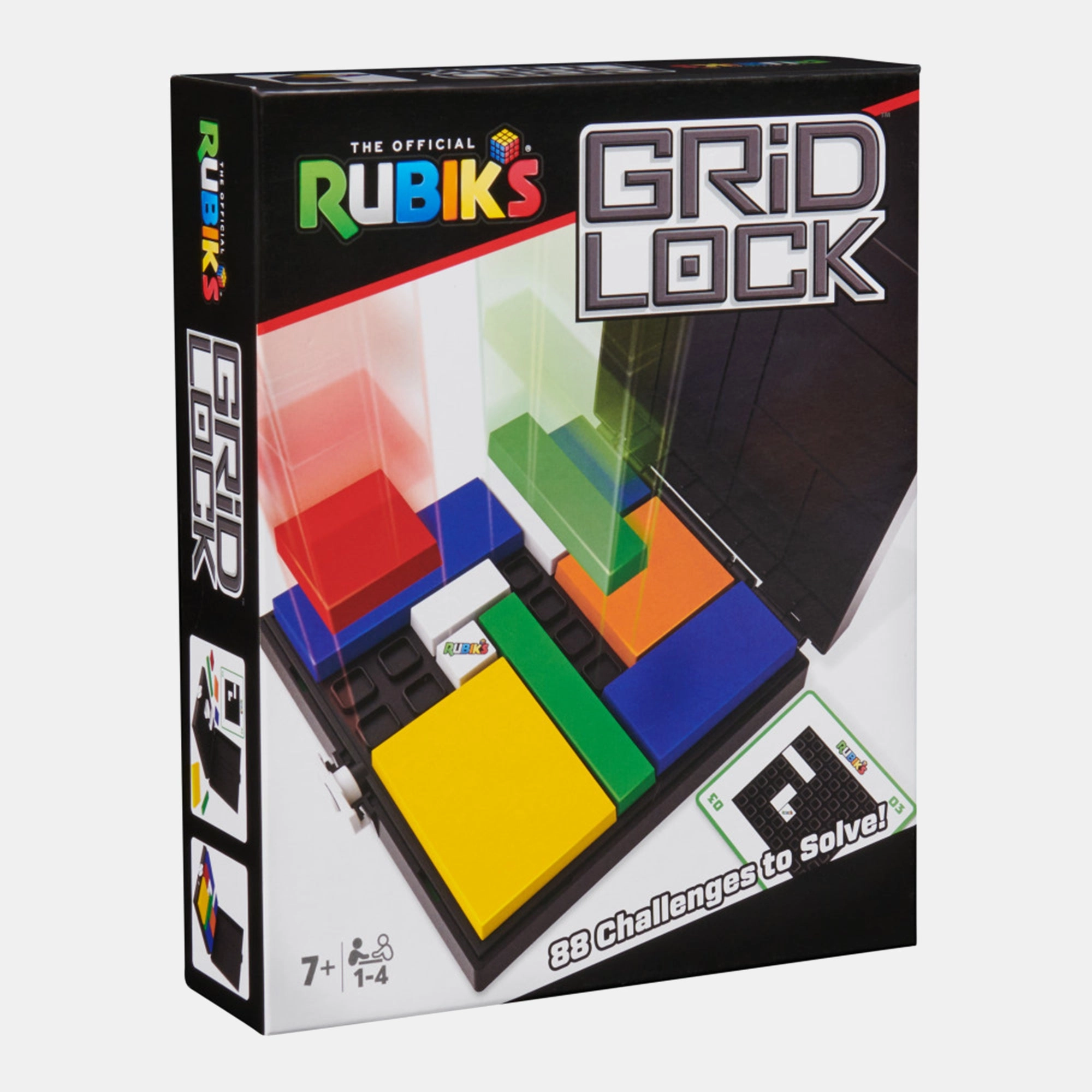 Rubik's Gridlock - 88 challenges 4 difficulty levels Travel-friendly