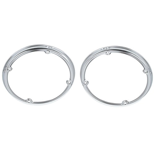 Motorcycle Chrome Speaker Trim - 2