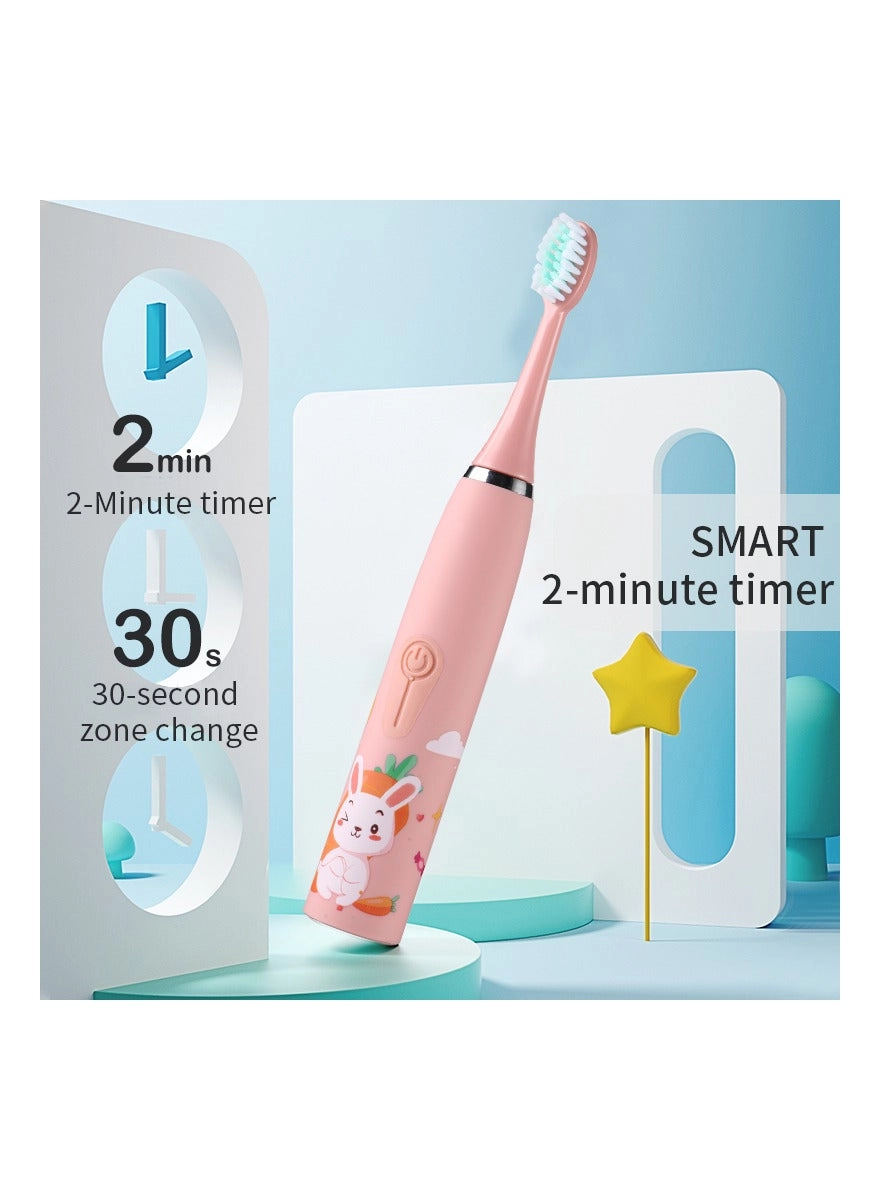 Electric Toothbrush - Children's Cartoon Pattern Ultrasonic