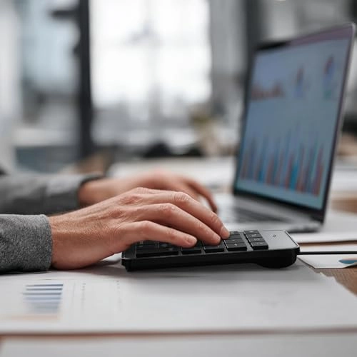 Numeric Keypad - USB-C 23 Keys Black