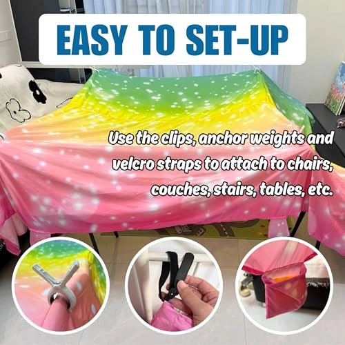 Magic Fort Building Kit - 10 x 10 feet CPC certified