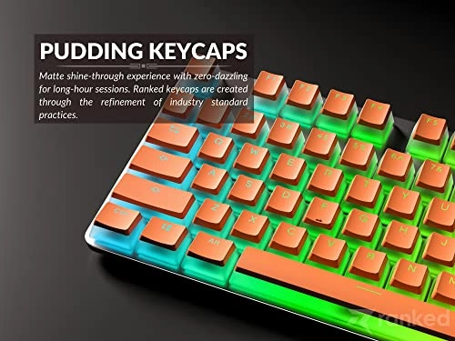 Pudding Keycaps - ANSI and ISO RF, Wi-Fi
