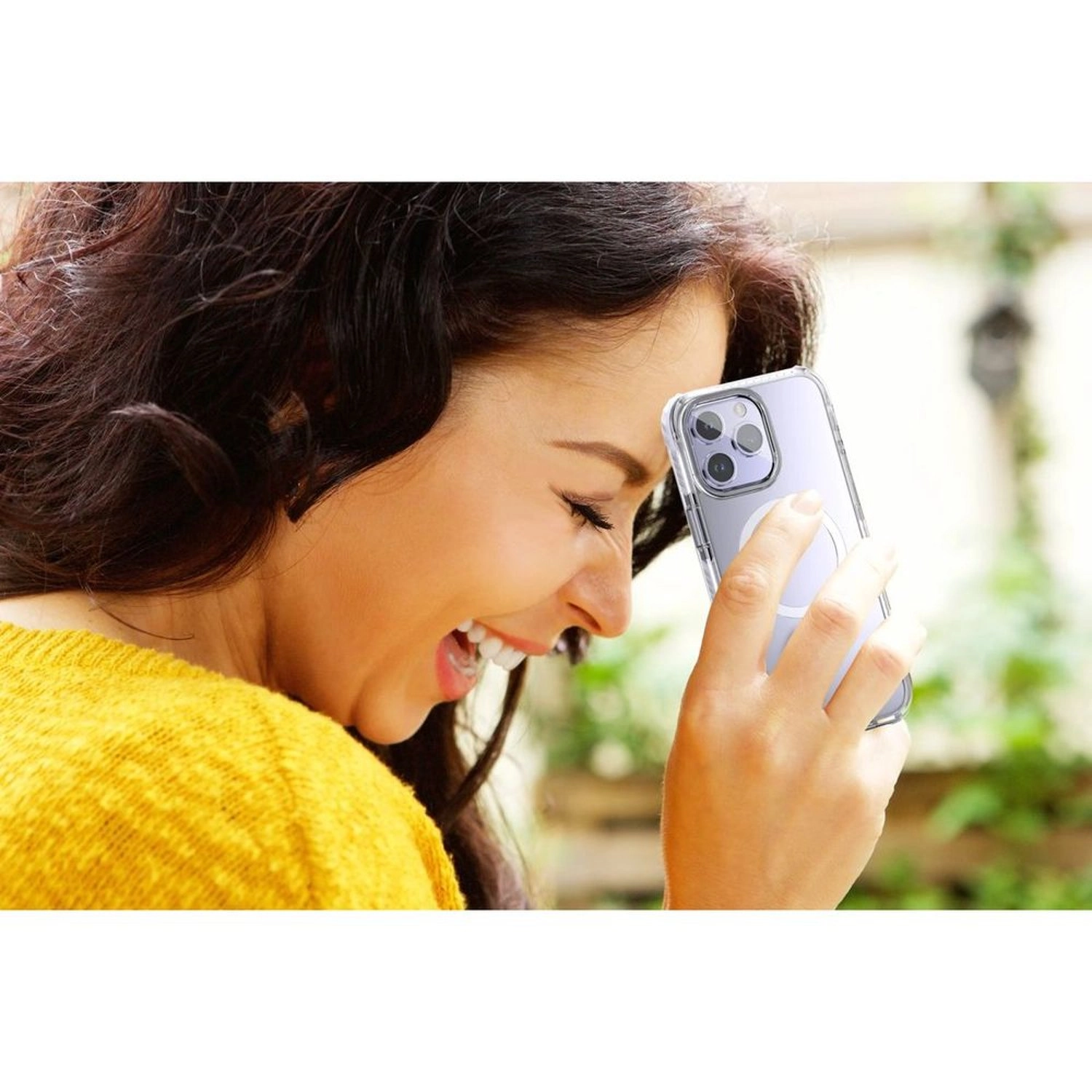 PC-TM10B Magnetic Clear Case with MagSafe for iphone 15 plus