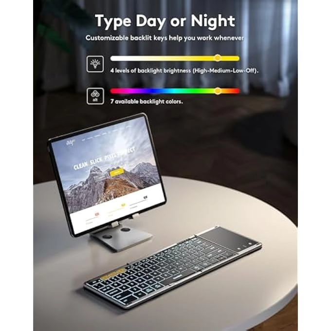 Foldable Bluetooth Keyboard - EN Wireless