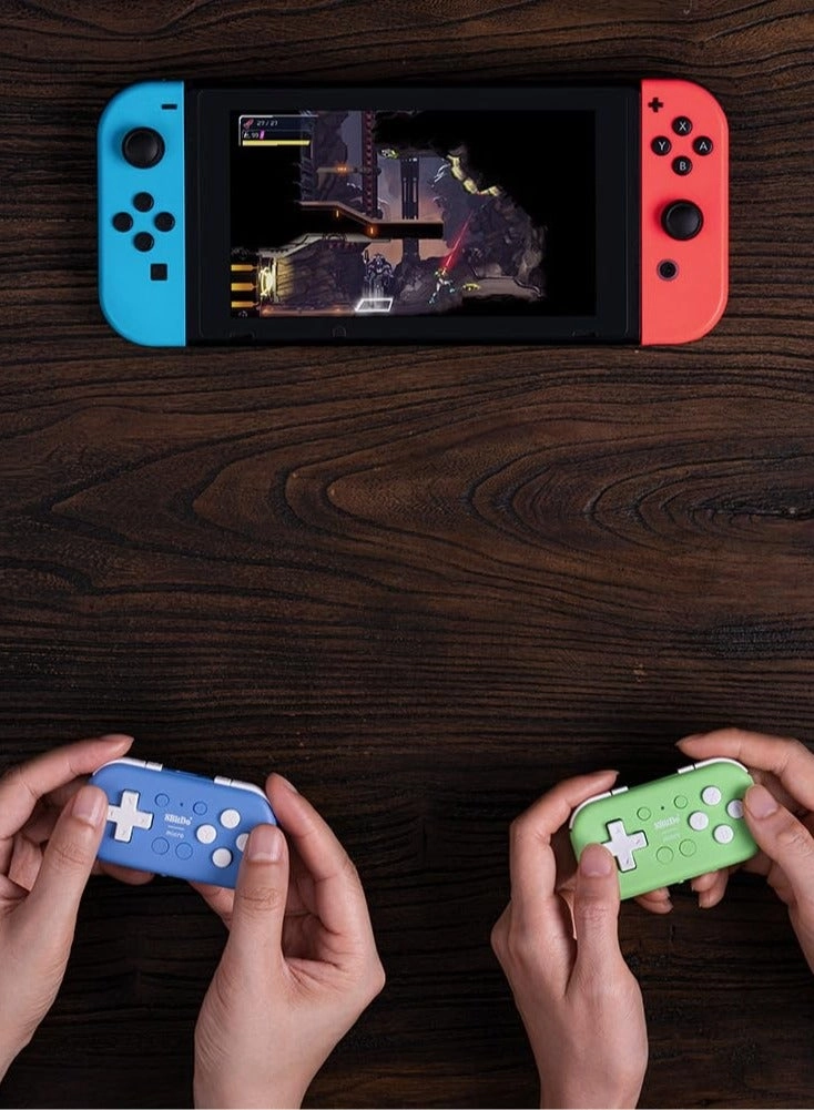 Micro Bluetooth Gamepad - Green Switch Android Raspberry Pi