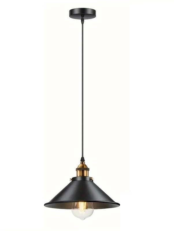Pendant Light - Black Adjustable E27