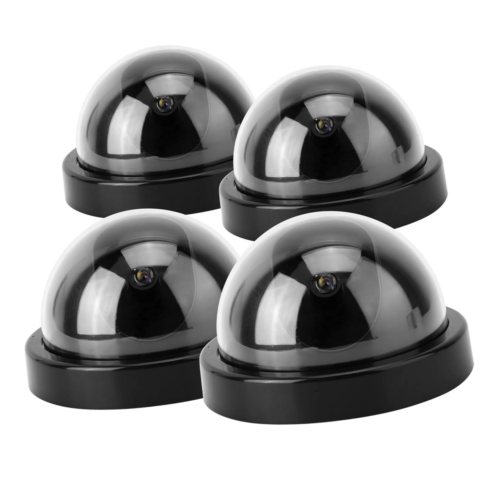 Vikye Dummy Dome Camera - 4pcs Flashing LED White