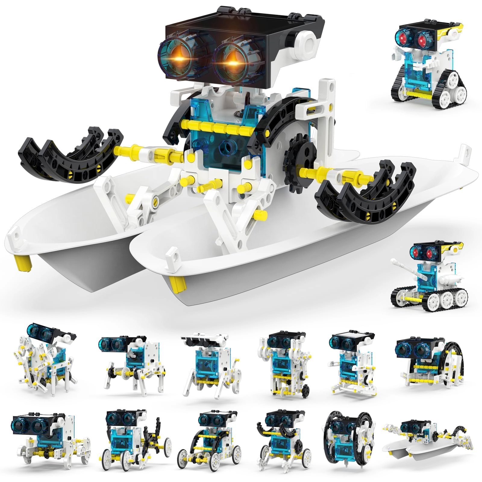 wesfuner 30-in-1 Solar Robot Kit Robotics - 8-12 years 243 pieces