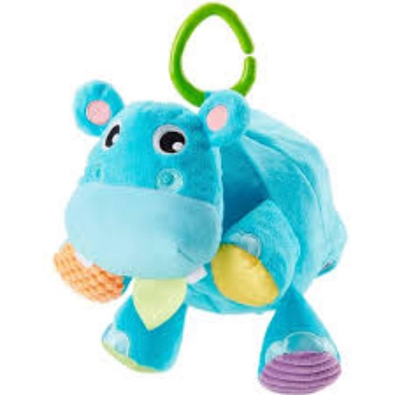 Fisher-Price Newborn Have a Ball Hippo - 2 toys in 1 Plush