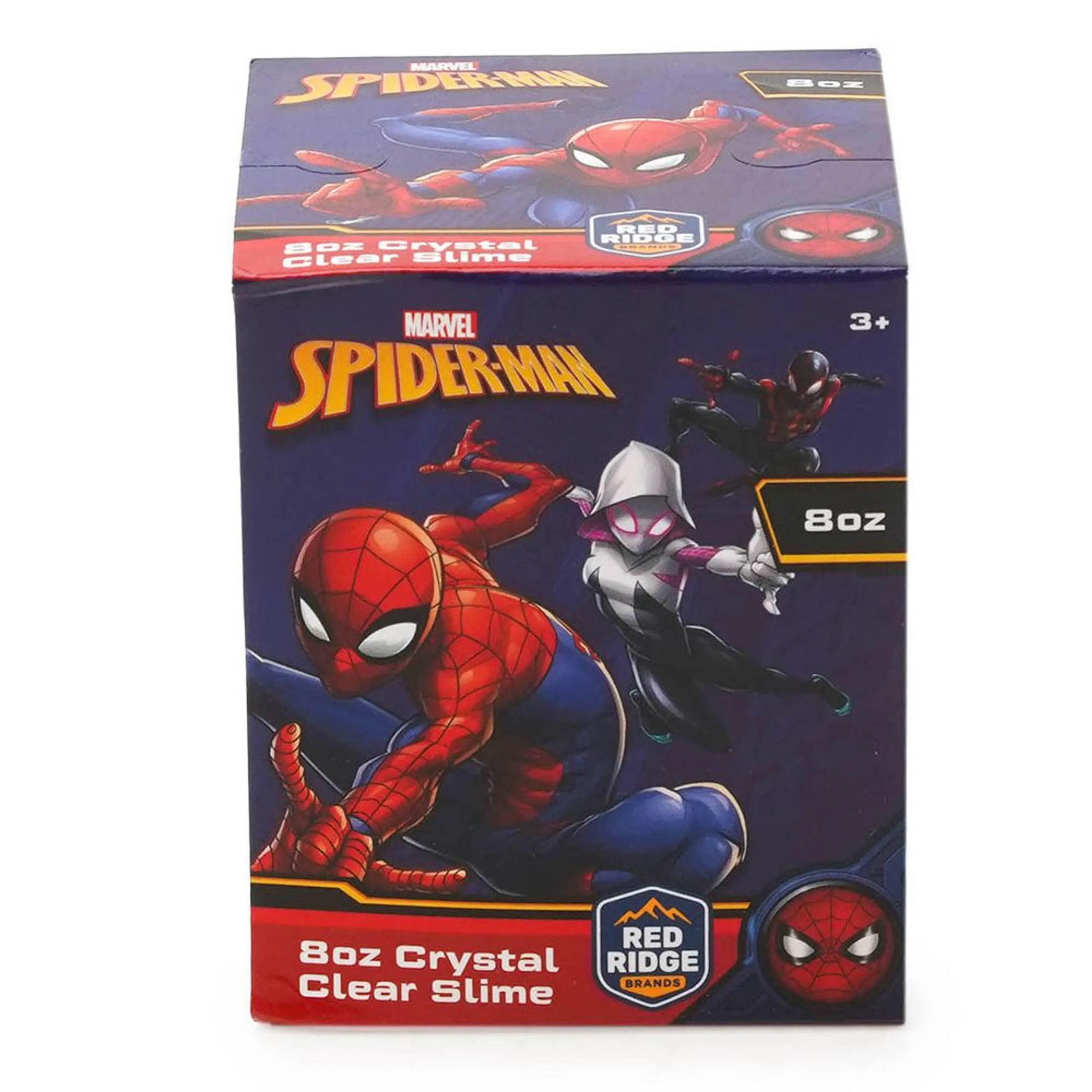 SLIME SQUAD Marvel Spider Man Crystal Clear Slime - 3+ years