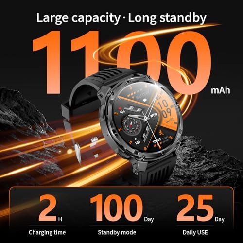 Rugged Military Smart Watch