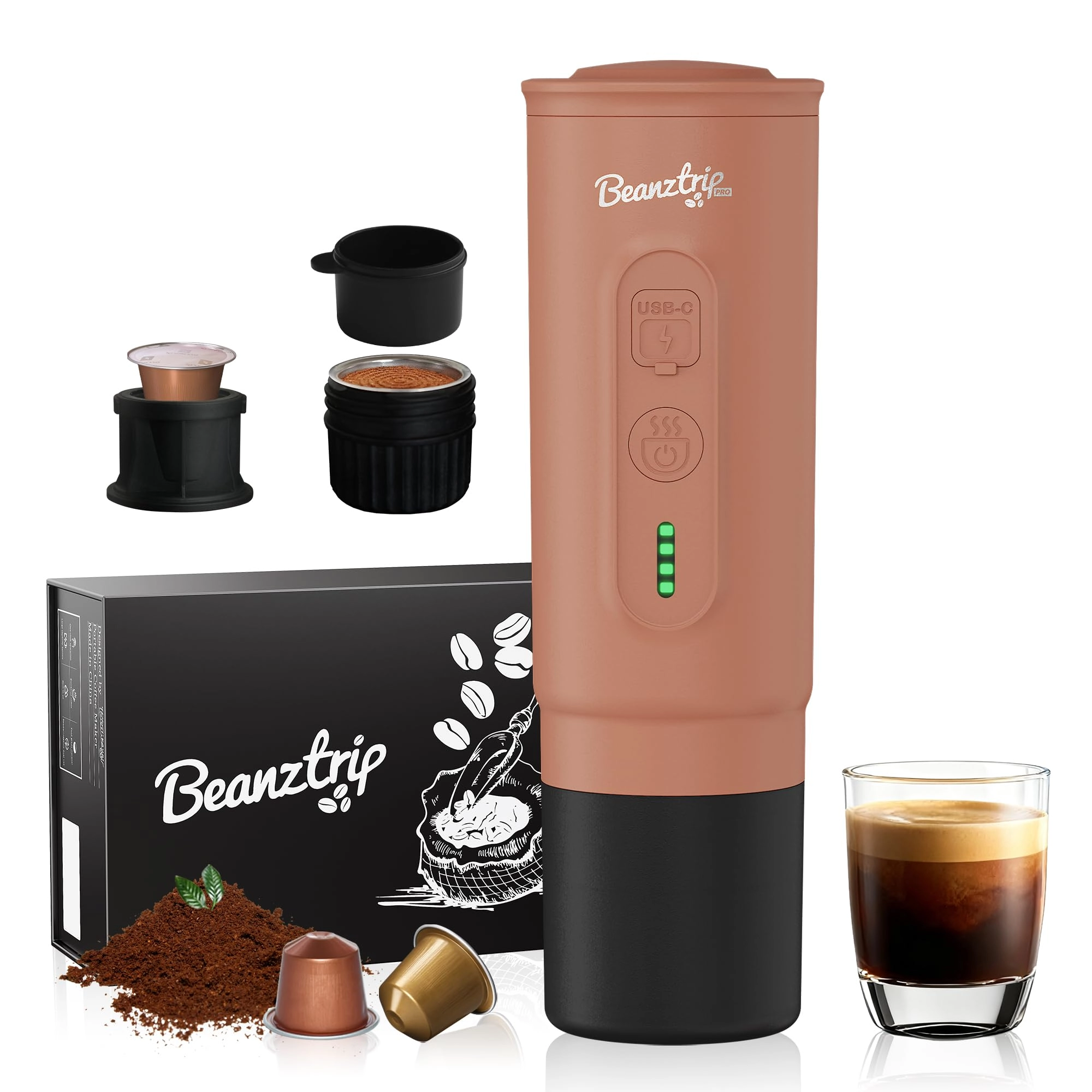 BeanzTrip CF-H02Pro - 20Bar Self-Heating 7800mAh