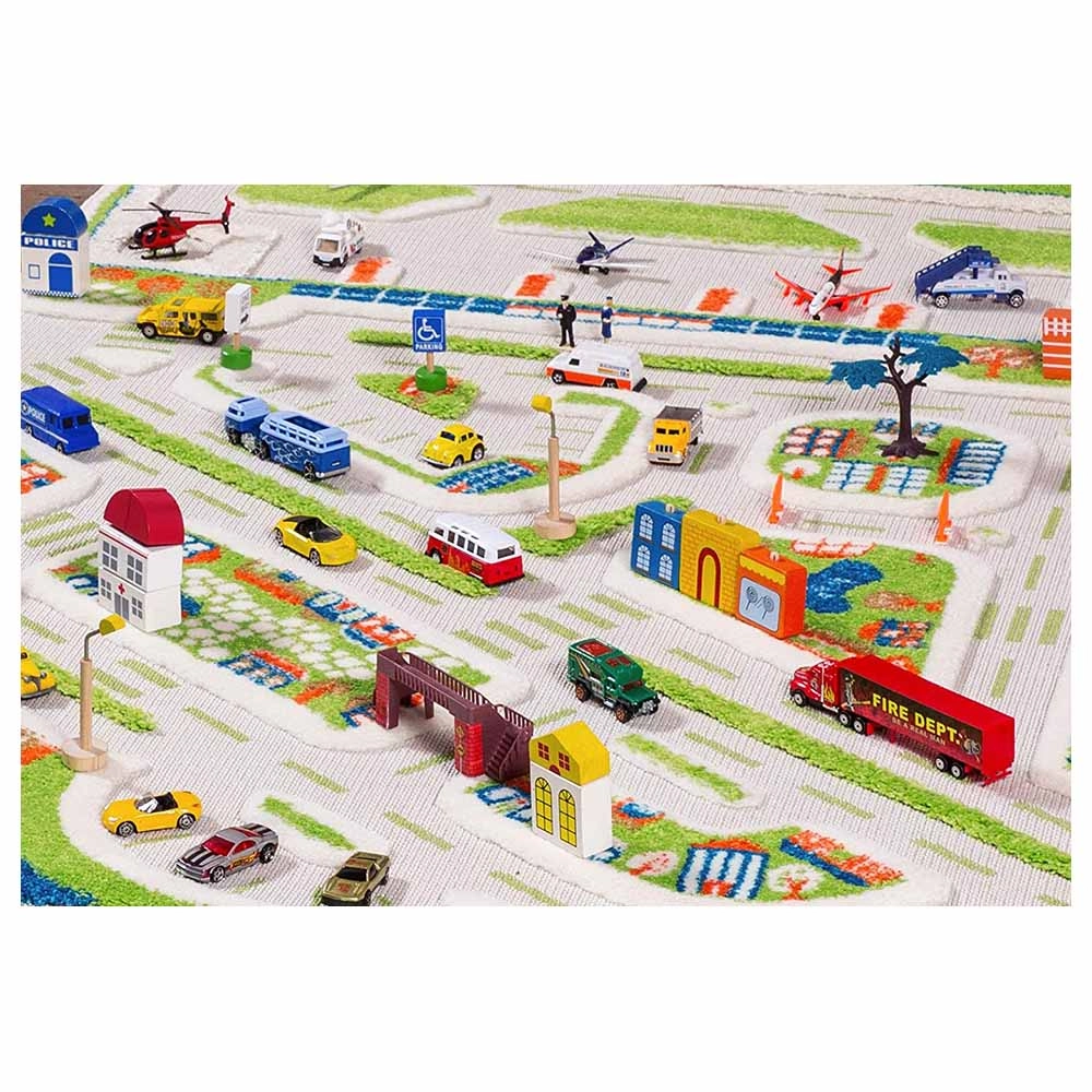 Mini City Design Educational 3D Carpet Playmat - 3D 100 x 150 cm
