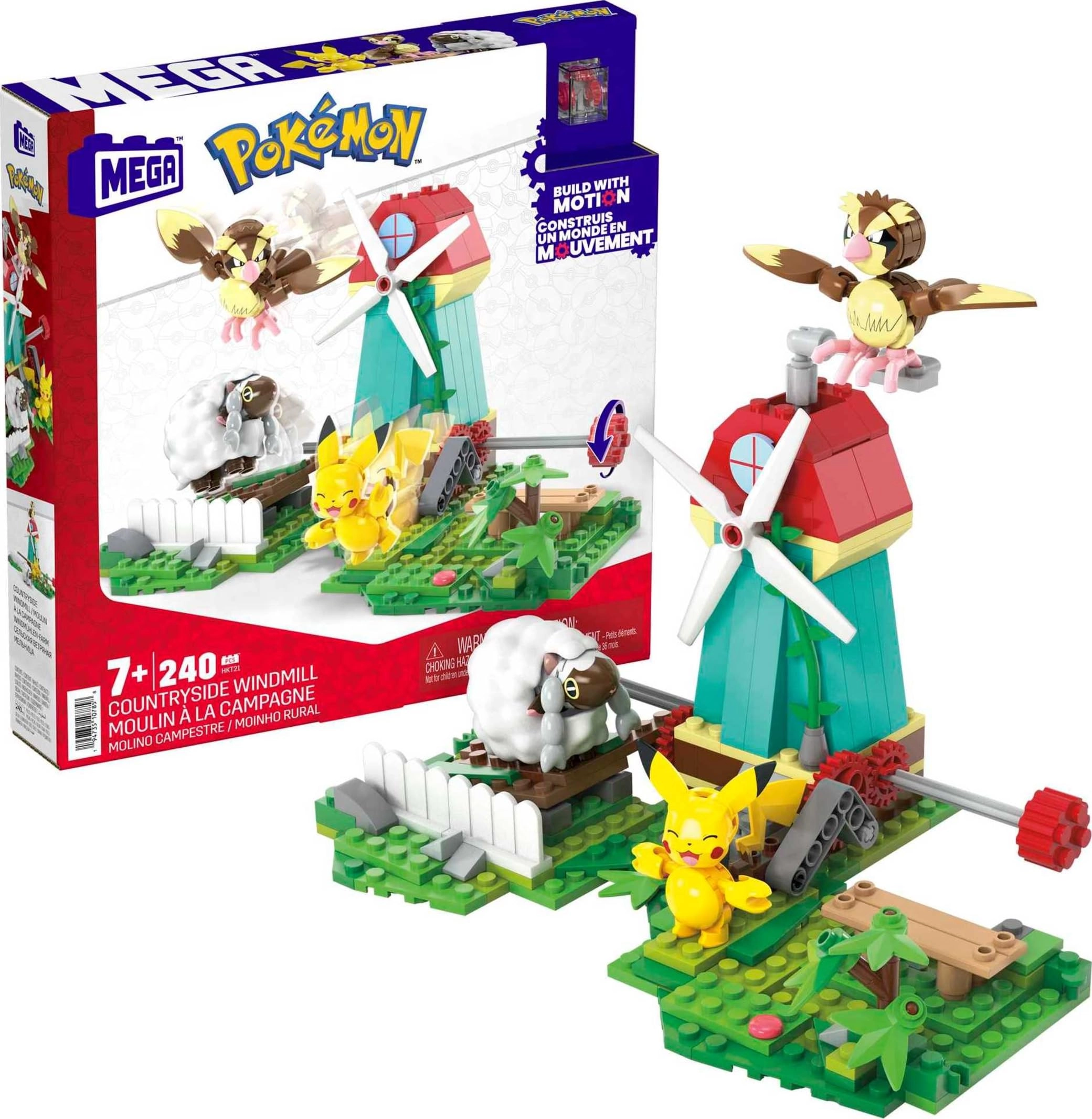 Mattel Countryside Windmill - Pikachu 240 pcs Anime