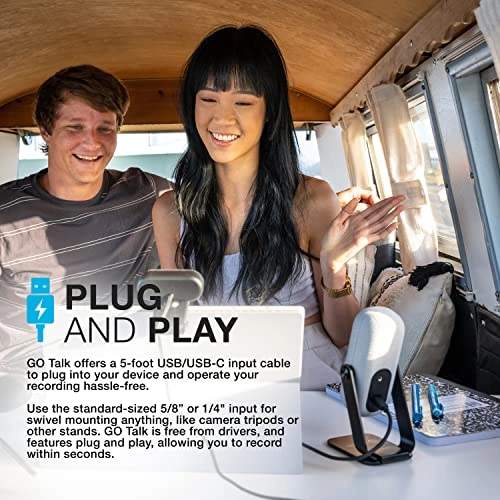 Go Talk 3.5mm-Mini-Jack+USB Microphone