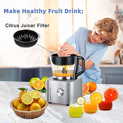 11-in-1 Food Processor and Blender - 3.2L 1100W