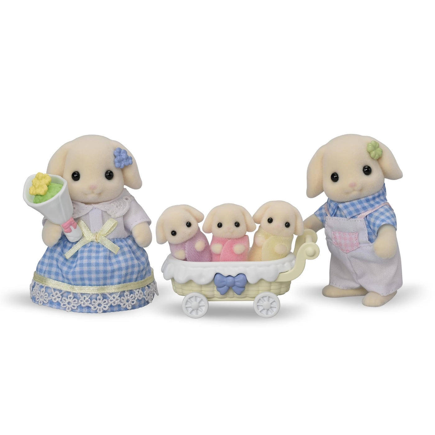 Flora Rabbit Family (CC2158) 5 pcs