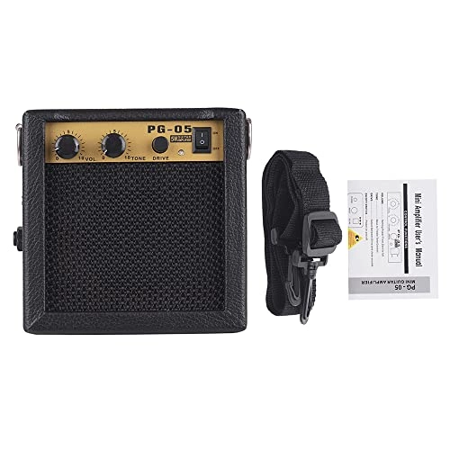 Mini Guitar Amplifier - 5W Wooden 6.35mm Input