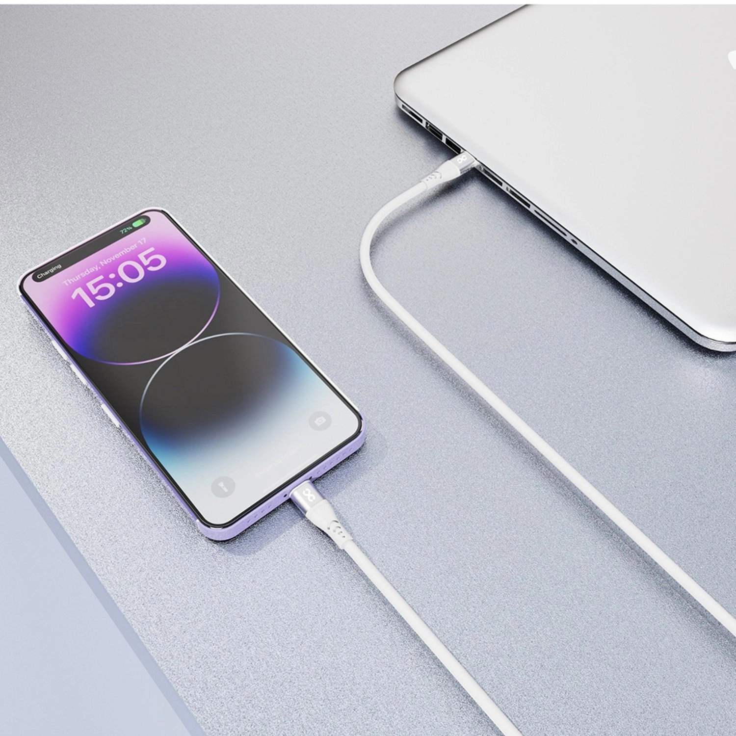 Flexera USB-C to Lightning Silicone Cable 1m